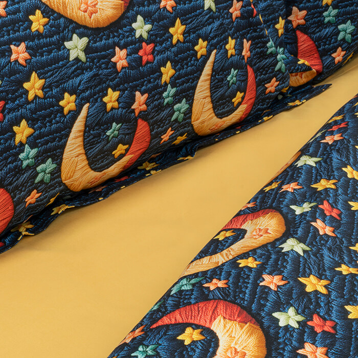 Постельное белье 1,5-спальное МИРТЕК 5D NIGHT BLUE 160х220-1шт 160х235-1шт 50х70-2шт 100%хлопок горч_Каталог-v2_MIRTECK